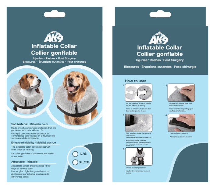 AK9 Inflatable Collar - Pets Essentials