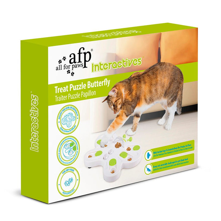 All For Paws Butterfly Treat Puzzle - Pets Essentials