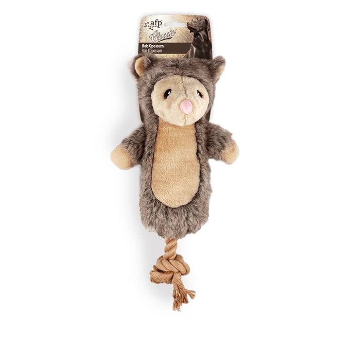 All For Paws Woodland Classic Plush Rope Toy - Pets Essentials