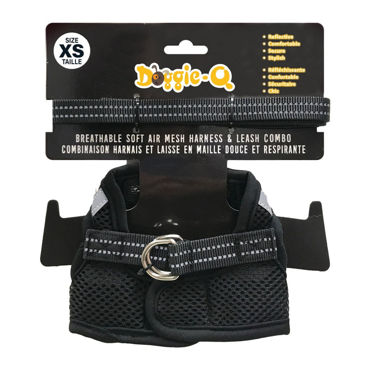 Doggie - Q Mesh Harness with Leash - Pets Essentials