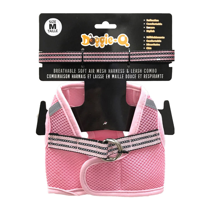 Doggie - Q Mesh Harness with Leash - Pets Essentials