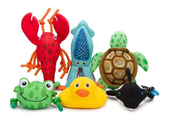 fabdog Floaties Squeak Toy - Squid - Pets Essentials