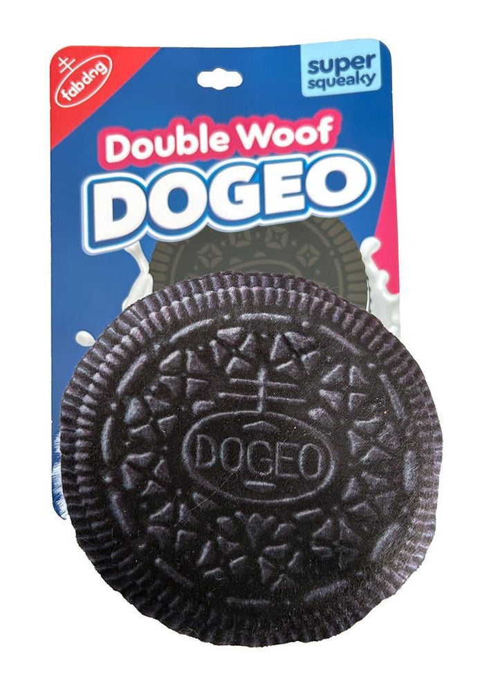 fabdog Foodies Squeak Toy - Dogeo Cookie - Pets Essentials
