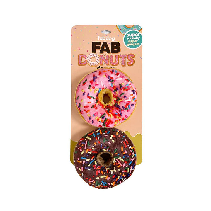fabdog Squeak Toy - Donuts - Pets Essentials