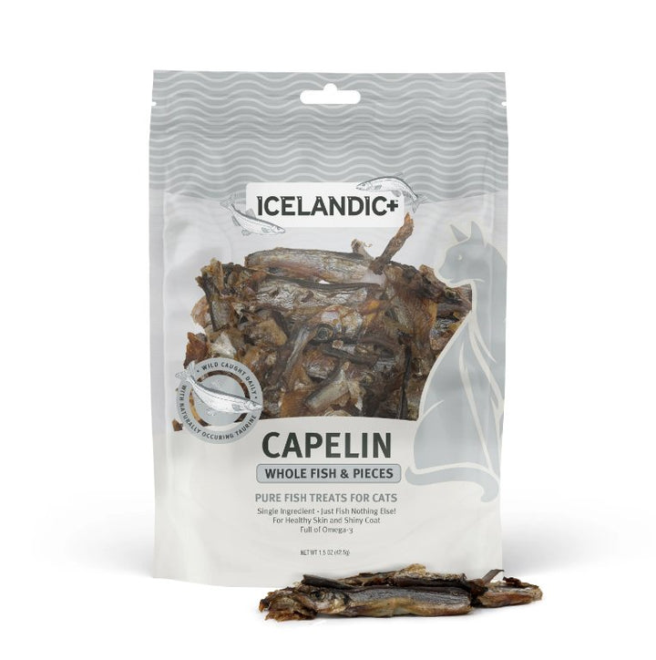 Icelandic+ Capelin Whole Fish & Pieces for Cats - Pets Essentials