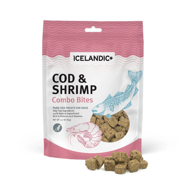 Icelandic+ Cod & Shrimp Combo Bites - Pets Essentials