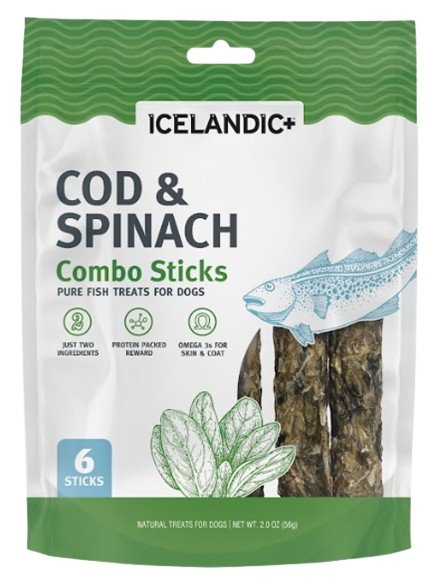 Icelandic+ Cod & Spinach Combo Sticks - Pets Essentials