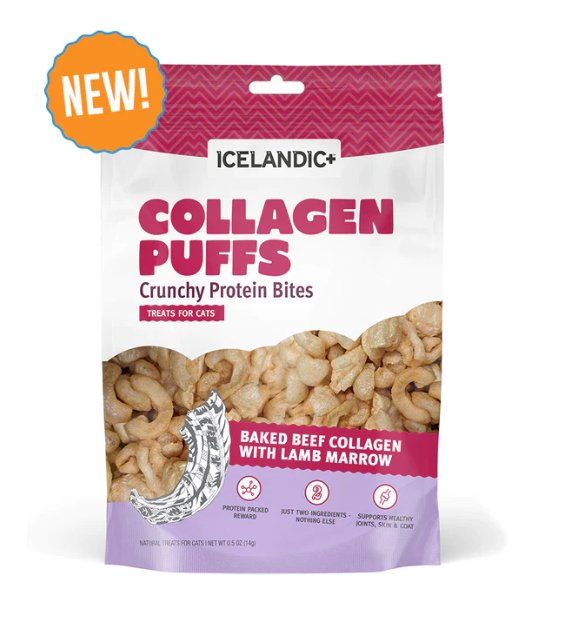 Icelandic+ Collagen Puffs for Cats - Lamb Marrow - Pets Essentials