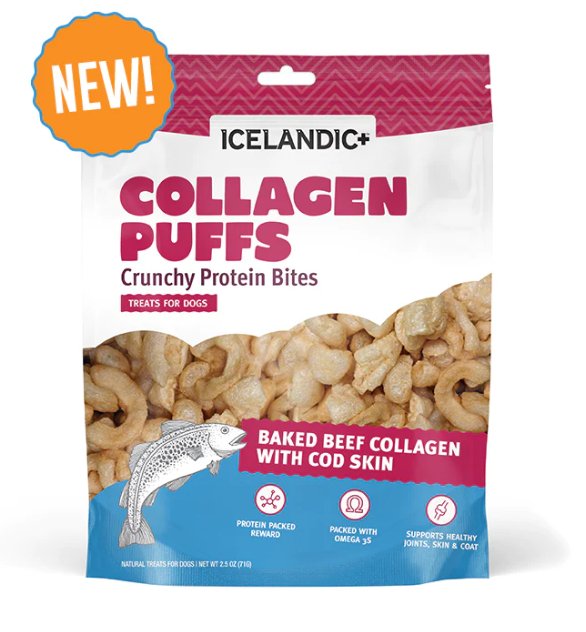 Icelandic+ Collagen Puffs for Dogs - Cod Skin - Pets Essentials