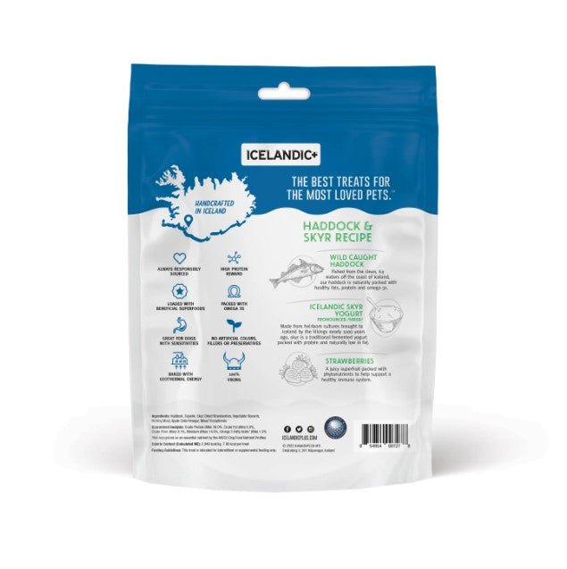 Icelandic+ Jerky Bars - Haddock + Skyr - Pets Essentials