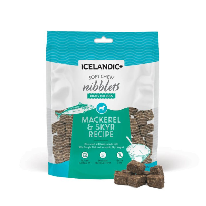 Icelandic+ Soft Chew Nibblets for Dogs - Mackerel & Skyr - Pets Essentials