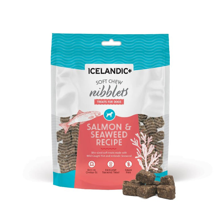 Icelandic+ Soft Chew Nibblets for Dogs - Salmon & Seaweed - Pets Essentials