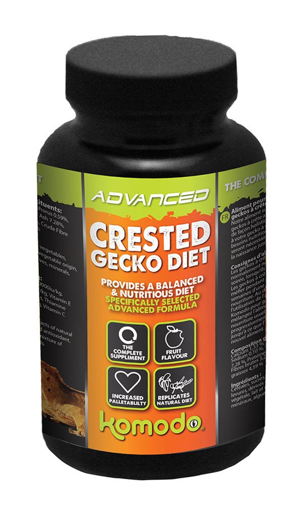 Komodo Advanced Crested Gecko Diet - Pets Essentials