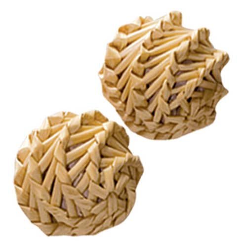 KONG Naturals Straw Ball Duo Cat Toy - Pets Essentials