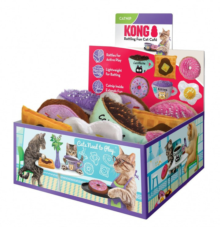 KONG Scrattles Kitty Café Cat Toys - Pets Essentials