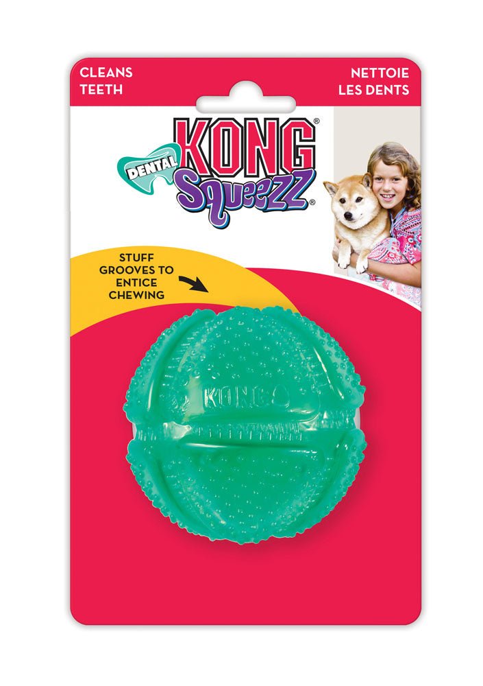 KONG Squeezz Dental Ball - Pets Essentials