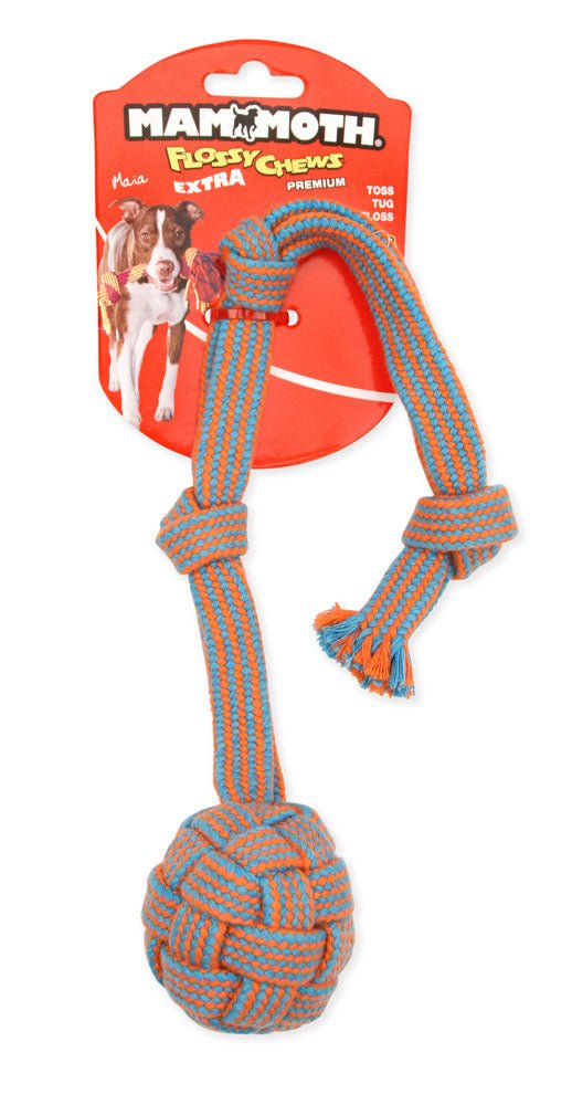 Mammoth EXTRA Webbing Ball with Fling Handle - Pets Essentials