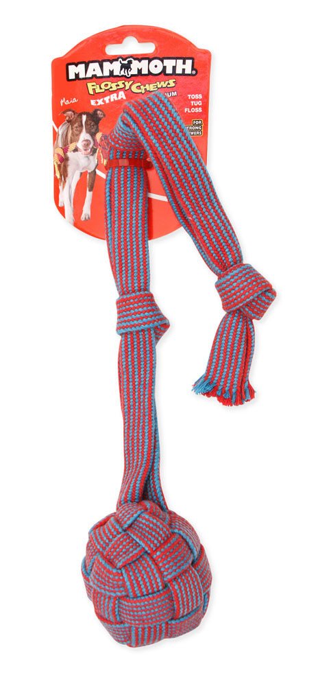 Mammoth EXTRA Webbing Ball with Fling Handle - Pets Essentials