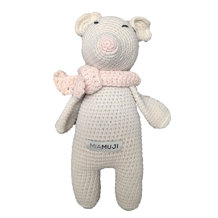 MiaMuji Crochet Dog Toy - Pauli the Mouse - Pets Essentials