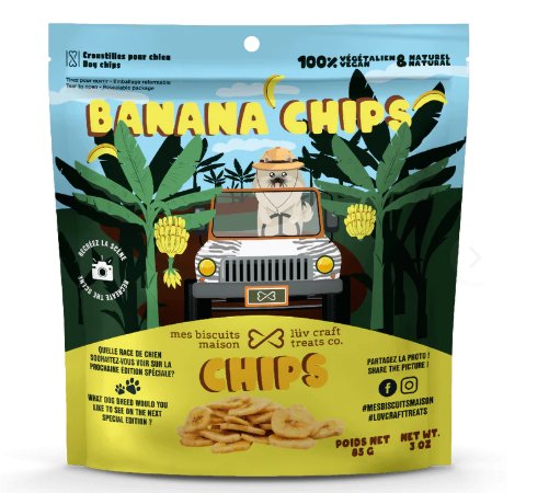 my home treats Dog Treat - Banana Chips - Pets Essentials