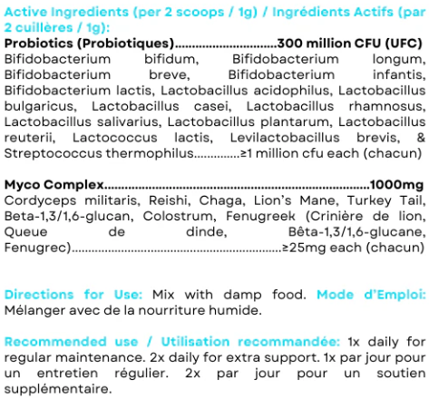 Myco Pet Gut & Immunity + - Pets Essentials