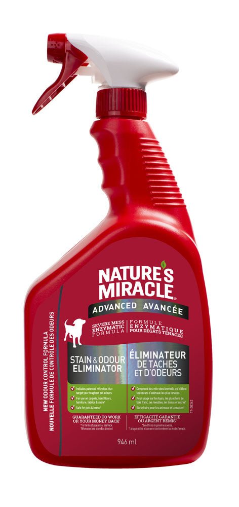 Nature's Miracle Advanced Stain & Odour Spray - Dog - Pets Essentials