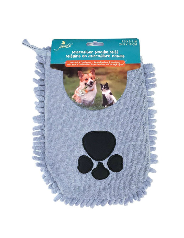 Pampered Pooch Microfibre Pet Wash Mitt - Pets Essentials