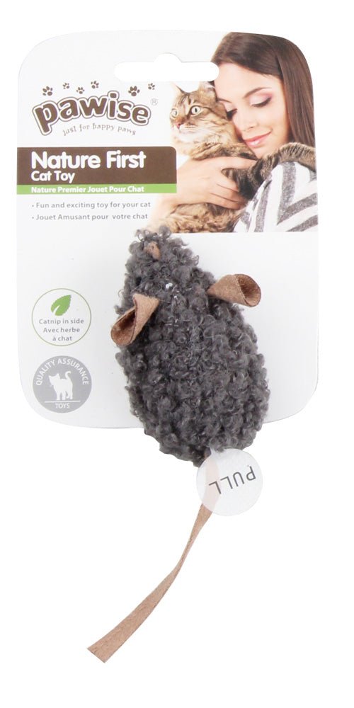 Pawise Nature First Cat Toy - Mouse - Pets Essentials