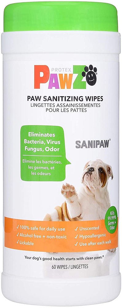 PAWz Sanipaw Wipes - Pets Essentials