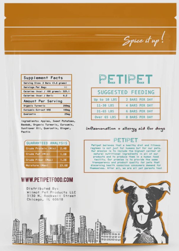 PETIPET Turmeric Bar - Pets Essentials