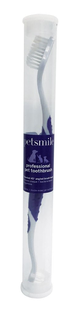 Petsmile Professional Dual - End Pet Toothbrush - Pets Essentials