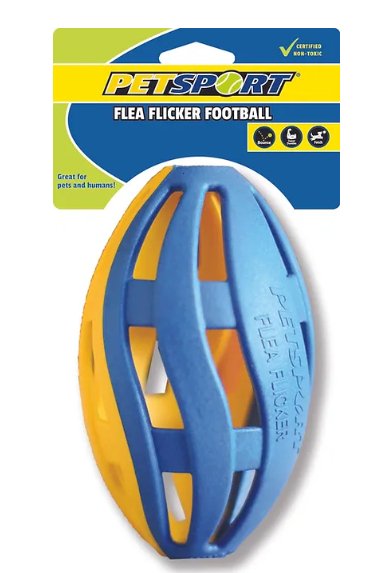 Petsport Flea Flicker Football - Pets Essentials