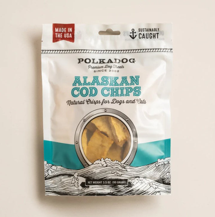 polkadog Alaskan Cod Chips - Pets Essentials