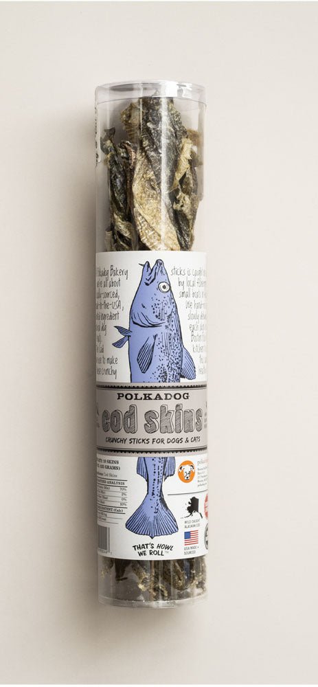 polkadog Cod Skins Jerky - Pets Essentials