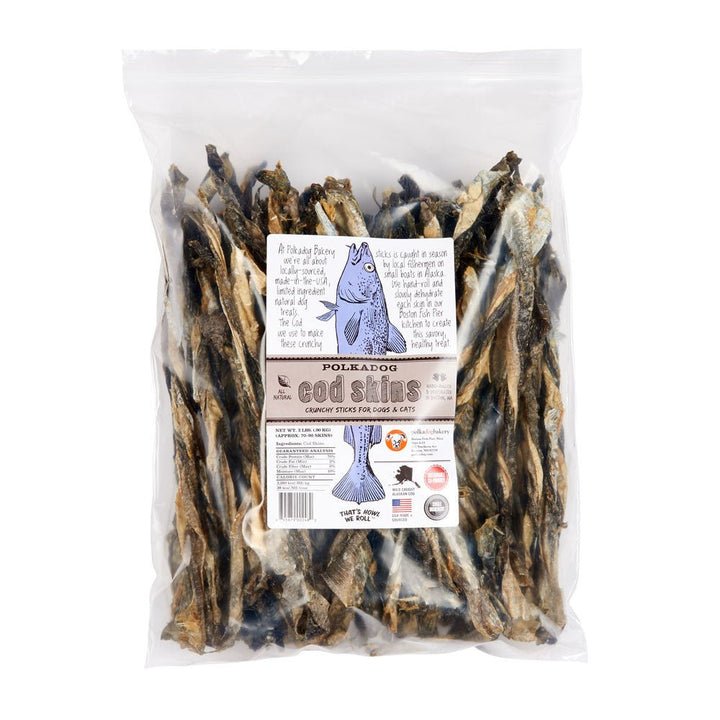 polkadog Cod Skins Jerky - Pets Essentials