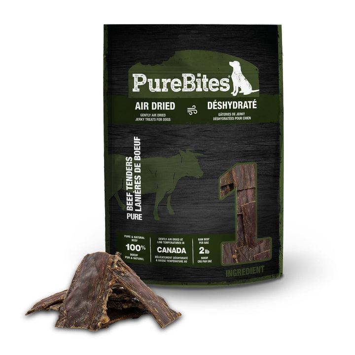 PureBites Air Dried Beef Jerky - Canine - Pets Essentials