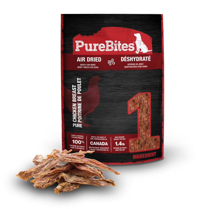 PureBites Air Dried Chicken Jerky - Canine - Pets Essentials