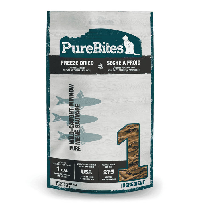 PureBites Freeze Dried Treats - Ocean Minnow - Feline - Pets Essentials