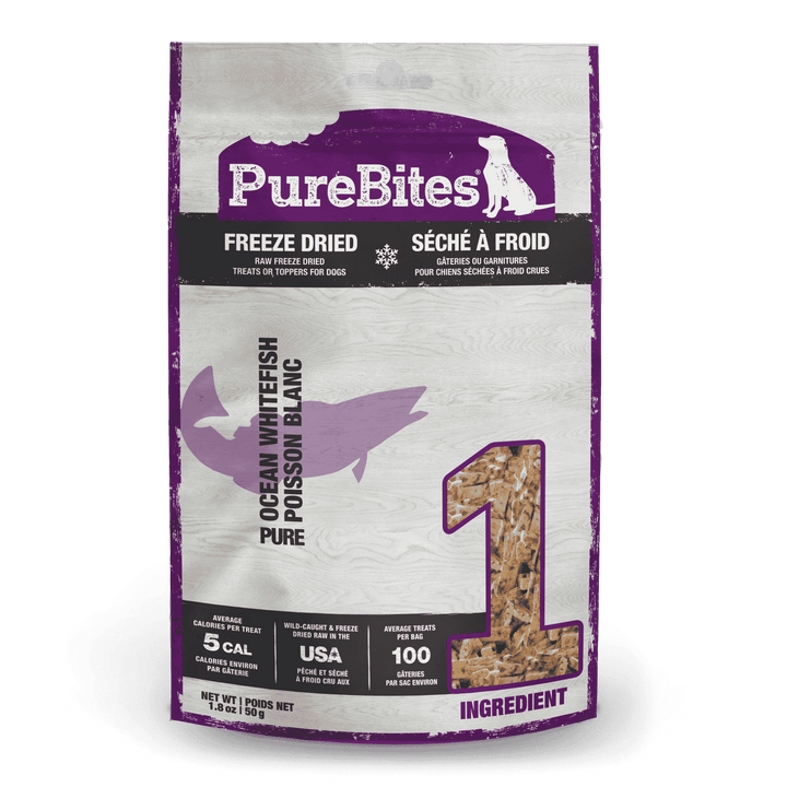 PureBites Freeze Dried Treats - Ocean Whitefish - Canine - Pets Essentials