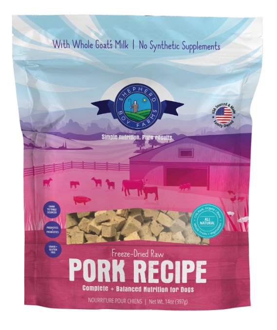 Shepherd Boy Farms Freeze - Dried Raw Treat - Pork - Pets Essentials