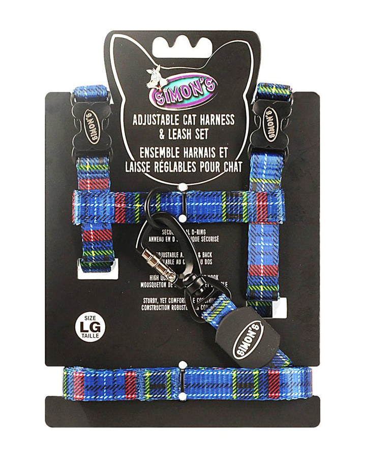 Simon's Adjustable Cat Harness & Leash Set - Pets Essentials