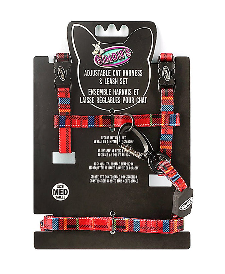 Simon's Adjustable Cat Harness & Leash Set - Pets Essentials