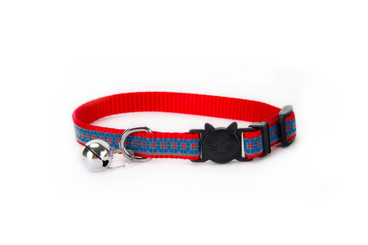 Simon's Reflective Collar - Floral Print - Pets Essentials