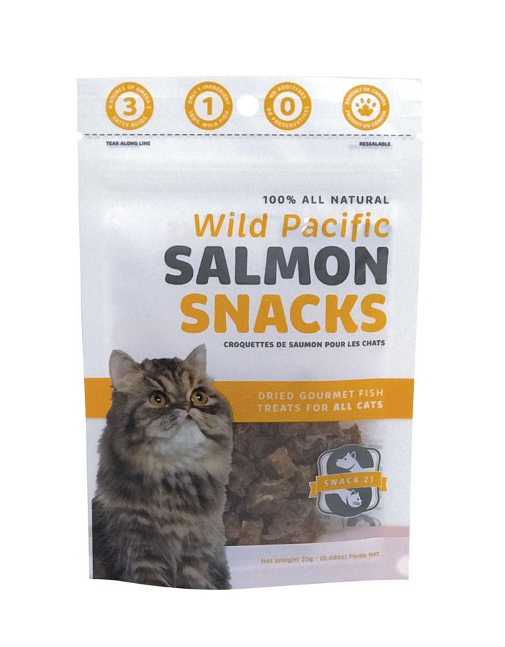 Snack 21 Wild Pacific Salmon Snacks for Cats - Pets Essentials