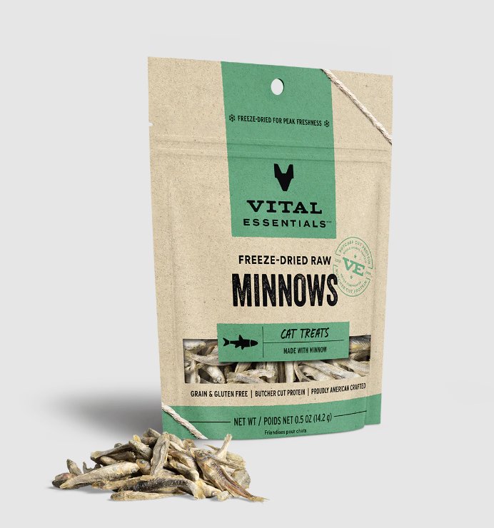 Vital Essentials Freeze - Dried Raw Treats - Cats - Minnows - Pets Essentials