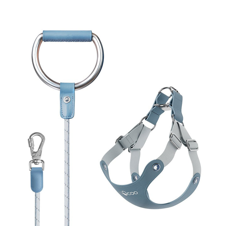 VooCoo OOTD Harness with Metal Leash Set - Pets Essentials